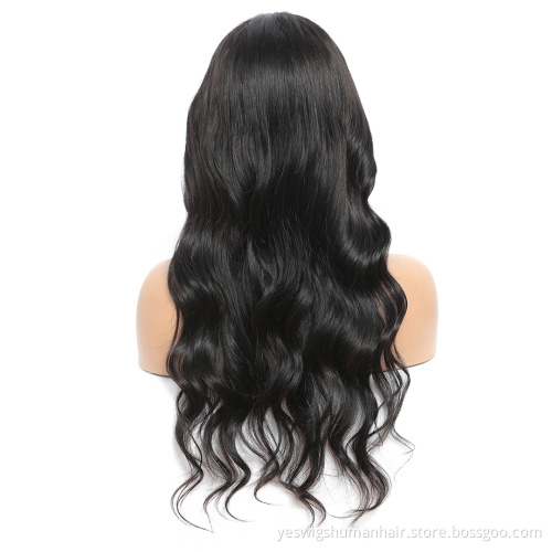In Stock Mink Brazilian Cuticle Aligned  Pre Plucked Headband Wigs Human Hair wigs none lace Wig natural Body Wave human hair